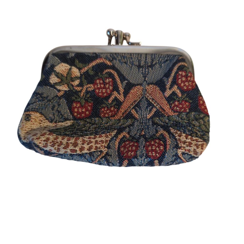 Signare Strawberry Thief Tapestry Coin Purse William Morris Floral Arts & Crafts